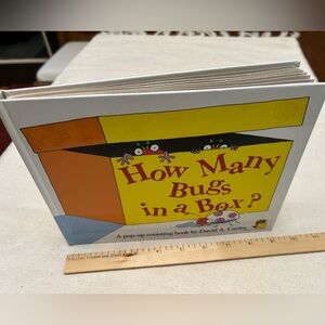 “How Many Bugs in a Box?”Hardback, Pop-Up,Counting book w/outrageous bug picture